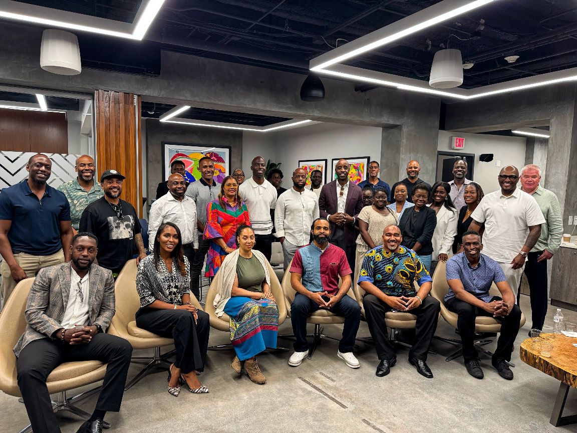 Members and founders gathered for a private member meeting